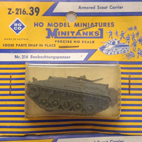 German BW Armoured Scout Carrier - H0 Model Miniatures ROCO nr. Z-216.39