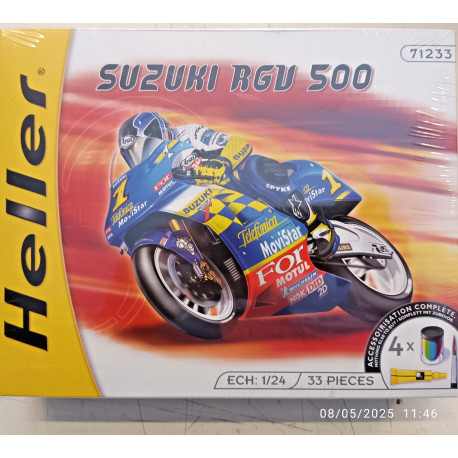 Suzuki RGV 500 - Race Bike plastic model Kit 1/24 Heller 71233