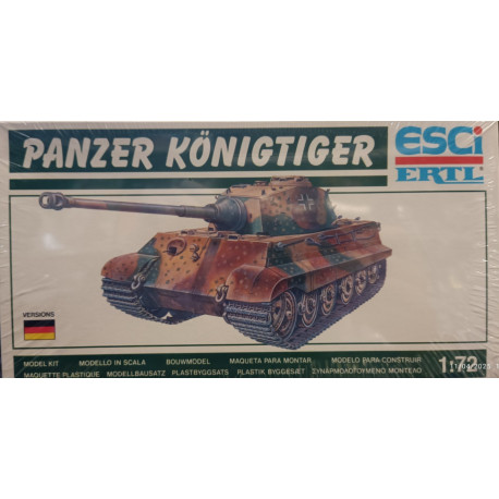 German Tank Panzer King Tiger Koenigtiger Plastic Model Kit  1/72 Esci 8330b