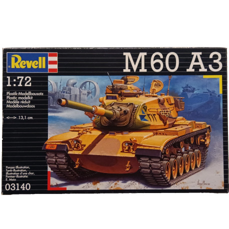 US M60 A3 Tank Plastic Model Kit 1/72 Revell 03140