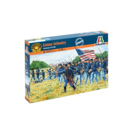 American Civil War Union Infantry Figures SOLDATINI 1/72 N°6177 Italeri
