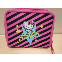 Hello Kitty Portafoglio Fuxia 10 cm x 12 cm con cerniera Vintage 