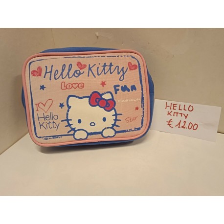 Hello Kitty Portafoglio con cerniera Rosa Vintage 