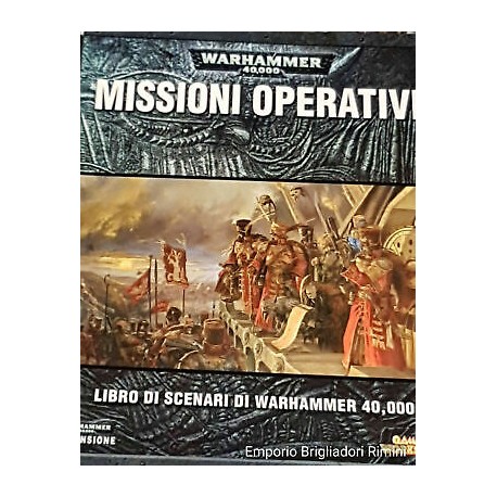 Warhammer 40K Codex Missioni Operative edizione italiana  Games Workshop 