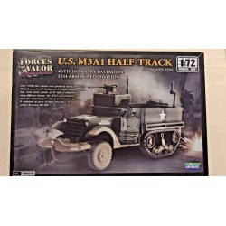 U.S. M3 A1 Half Track Normandy 1944 Model Plastic Kit Forces of Valor 1/72