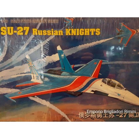 Su-27 Russian Knights 1:48 plastic model Kit Trumpeter 80304