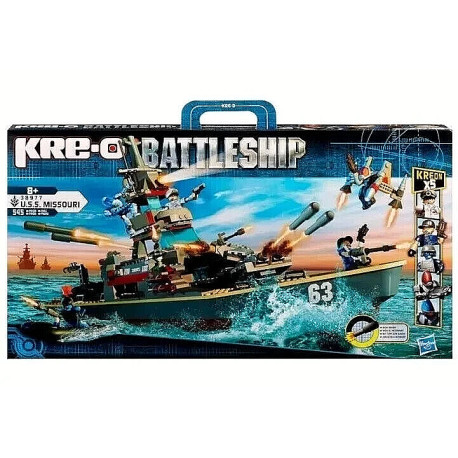 Battleship U.S.S. Missouri - 38977 - Kre-o - Hasbro - New and Sealed