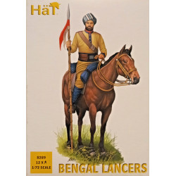Bengal Lancers Cavalry Figures Soldiers 1/72 Cod 8289 Hat Soldatini