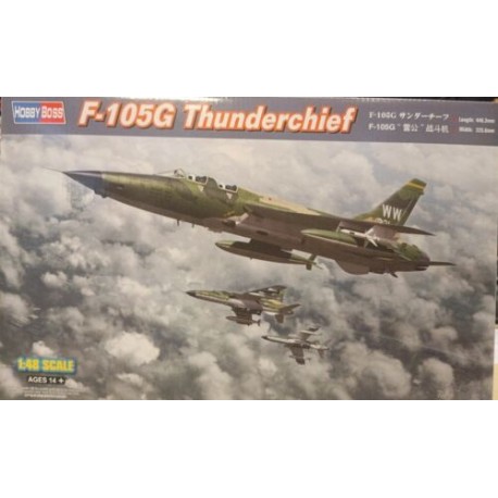 F-105G Thunderchief - Hobby Boss - scale 1/48 Plastic Model Kit 80333