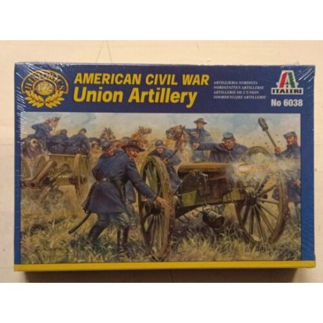 AMERICAN CIVIL WAR UNION ARTILLERY Figures SOLDATINI 1/72 N°6038 Italeri