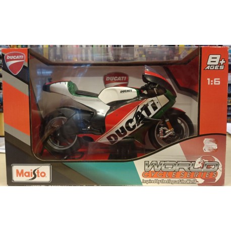 DUCATI DESMOSEDICI 2011 Edizione ITALIA Maisto 1:6 2011  WORLD CYCLES SERIES