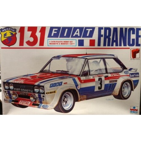 Fiat 131 Abarth France Plastic Model Kit 1/24 By Esci Cod.3007