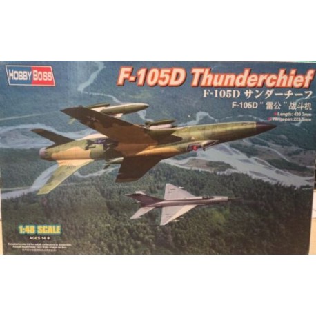 F-105D Thunderchief - Hobby Boss - scale 1/48 Plastic Model Kit 80332