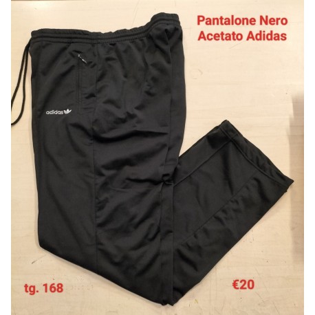 Pantaloni Neri scritta bianca Tg 168  Adidas Vintage Nuovo