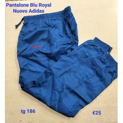 Pantaloni Blu Royal con scritta Rossa Tg 186  Adidas Vintage Nuovo