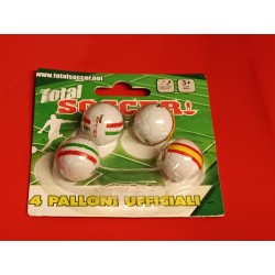 Palline TOTAL SOCCER (compatibili Subbuteo ZEUGO Soccer 3d Top spin ecc.)