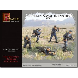 Russian Naval infantry WWII Miniatures Soldatini 1/76 Plastic fig. Pegasus 7270