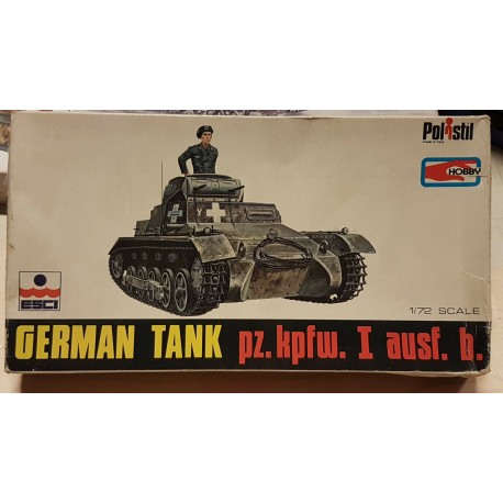 German Tank PZ.Kpfw. Ib Plastic Model Kit Scala 1/72 Esci Polistil N°8024