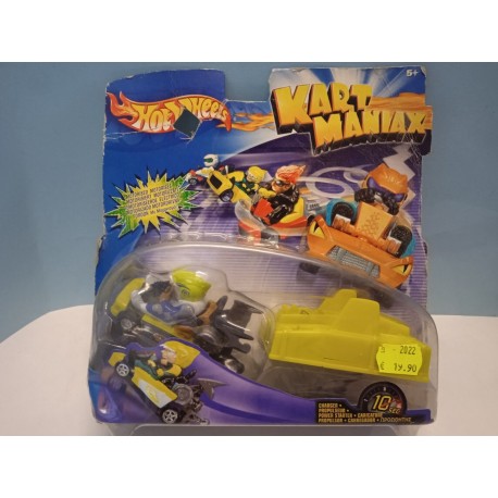 Hot Wheels Kart Maniax Macchina Motorizzata con Caricatore Mattel