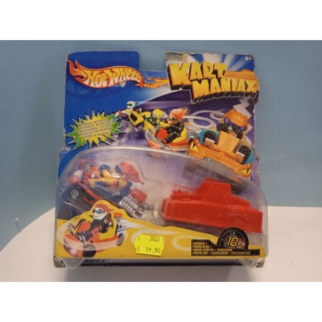 Hot Wheels Kart Maniax Macchina Motorizzata con Caricatore Mattel