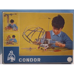 Condor Play Set 2 Costruzioni Meccaniche con libretto in Metallo Vintage