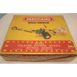 Meccano Texas Wheelie Macchina con Motore Costruzioni in Metallo N086501 Vintage