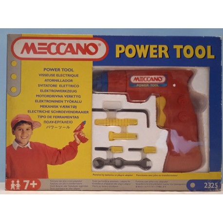 Meccano Power Tool Svitatore Elettrico Costruzioni in Plastica N 2325