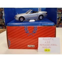 Mercedes 500 SL  Polistil Scala 1:25 Die Cast Metal