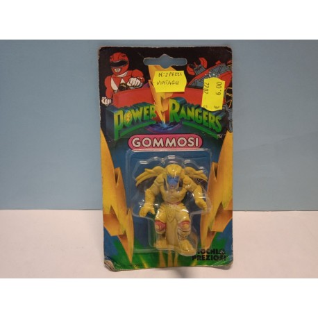 Power Rangers Gommosi Giallo Action Figure Giochi Preziosi Vintage