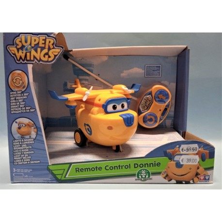 Super Wings Remote Control Donnie Action figure  Giochi Preziosi