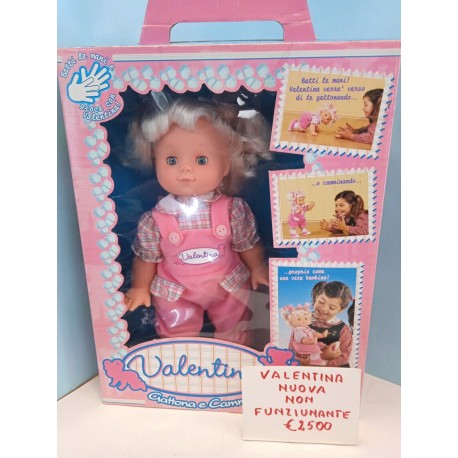 Valentina Gattona e Cammina Originale Doll Bambole Giochi Preziosi Nuovo