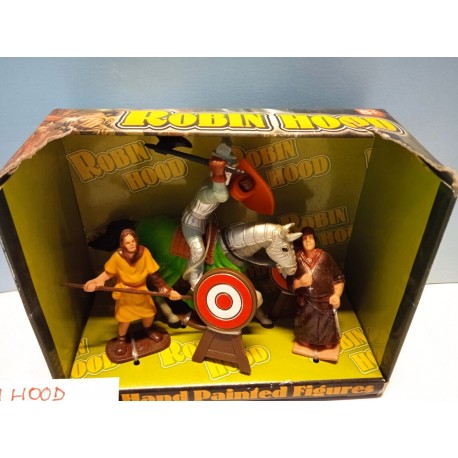 Robin Hood 3 Personaggi Action Figure Vintage