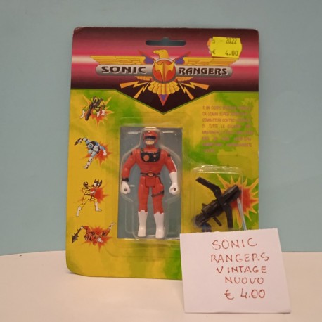 Sonic Ranger Rosso Action Figure Vintage