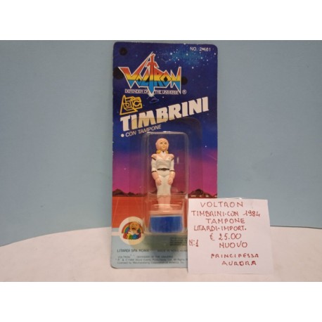 Voltron Principessa Aurora Timbro Action figure Litardi Vintage Sigillato