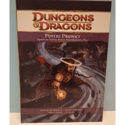 D&D Dungeons & Dragons Poteri Psionici edizione italiana Gioco Ruolo Supplemento