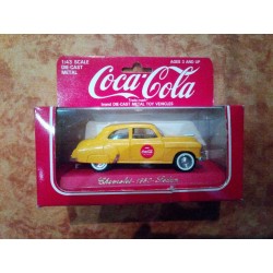 Coca Cola Die Cast Metal Toy Vehicles Chevrolet 1950 Sedan 1/43 Solido Vintage