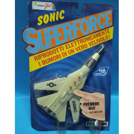 Superforce Sonic  Aereo d'attacco FIII Amico Giò Toys Vintage