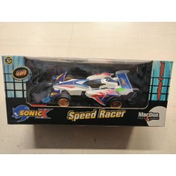 Speed Racer Sonicx - Mini 4WD -  Contiene 2 motori - MacDue - Bianca d