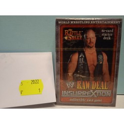 WWF/WWE Raw Deal Insurrextion Sealed Starter Deck Collectible Vintage