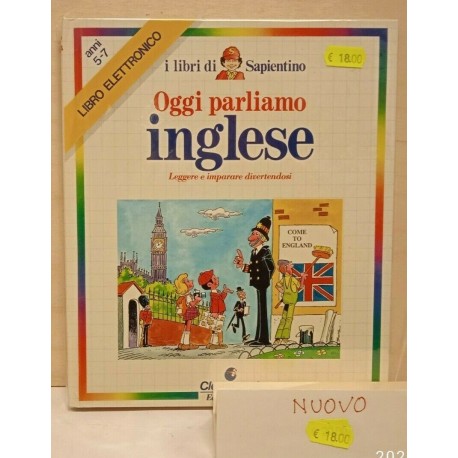 Oggi Parliamo Inglese I Libri di Sapientino Educations Clementoni Vintage