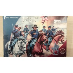 American Civil War Cavalry 12 Figures Soldiers 28 mm Plastic Perry Miniatures