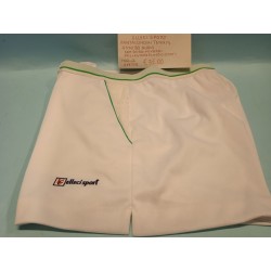 Calzoncini Tennis di Poliestere Bianchi Taglia 44 Elleci Sport Vintage Nuovo