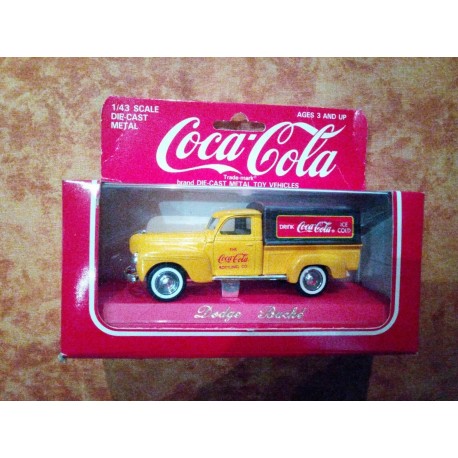 Coca Cola Die Cast Metal Toy Vehicles Dodge Baché 1/43 Solido Vintage