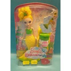 Barbie Dreamtopia Sirena Gialla che fa le bolle Mattel Vintage Nuova Sigillata