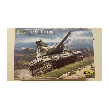 AMX 30/105 Plastic Model Kit Heller 1/72 N°A79889