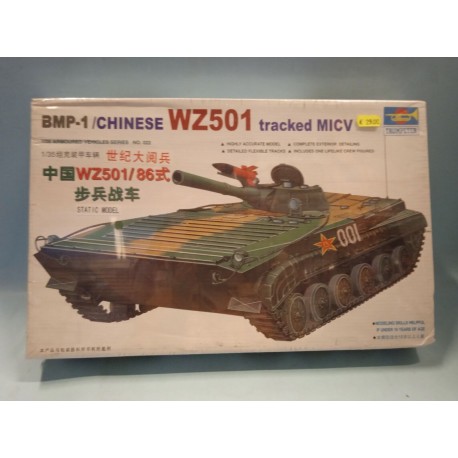 BMP 1 Chinese WZ501 tracked MICV Plastic Model Kit Scala 1/35 Trumpeter