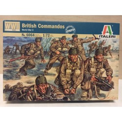 British Commandos WWII Figures Soldiers  1/72 N° 6064 Italeri