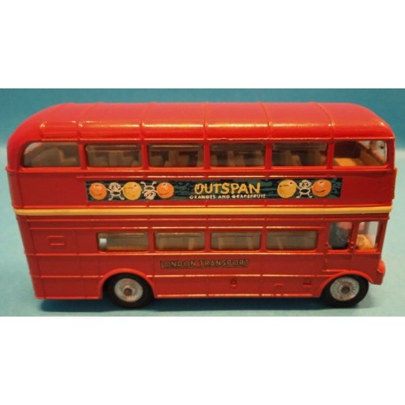 Bus a Due piani Rosso Outspan Die Cast Metal Scala 1/50 Corgi Toys Classic