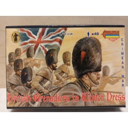 British Grenadiers in Winter Dress Figures Soldiers 48 1/72 N° M029 Strelets 