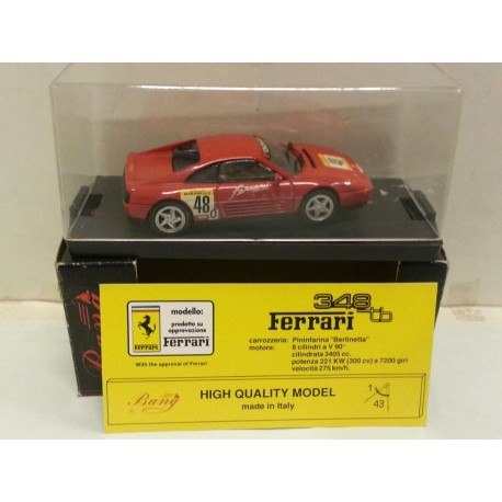 Ferrari 348 tb 8007 015 Die Cast Model 1/43 Bang